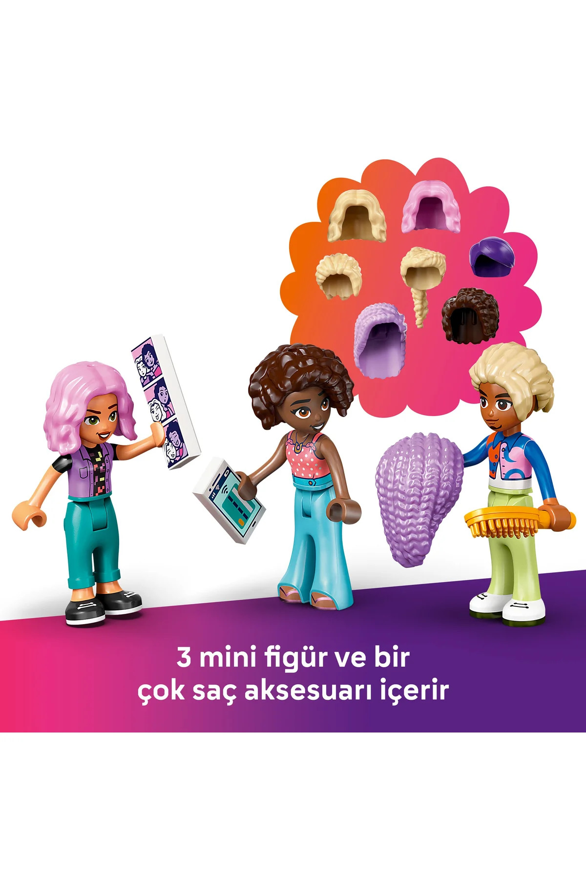 مجموعه ساختنی سالن مو و لوازم جانبی فرندز ®، ۴۲۶۶۲، برای کودکان ۷ سال به بالا (۳۴۷ قطعه)