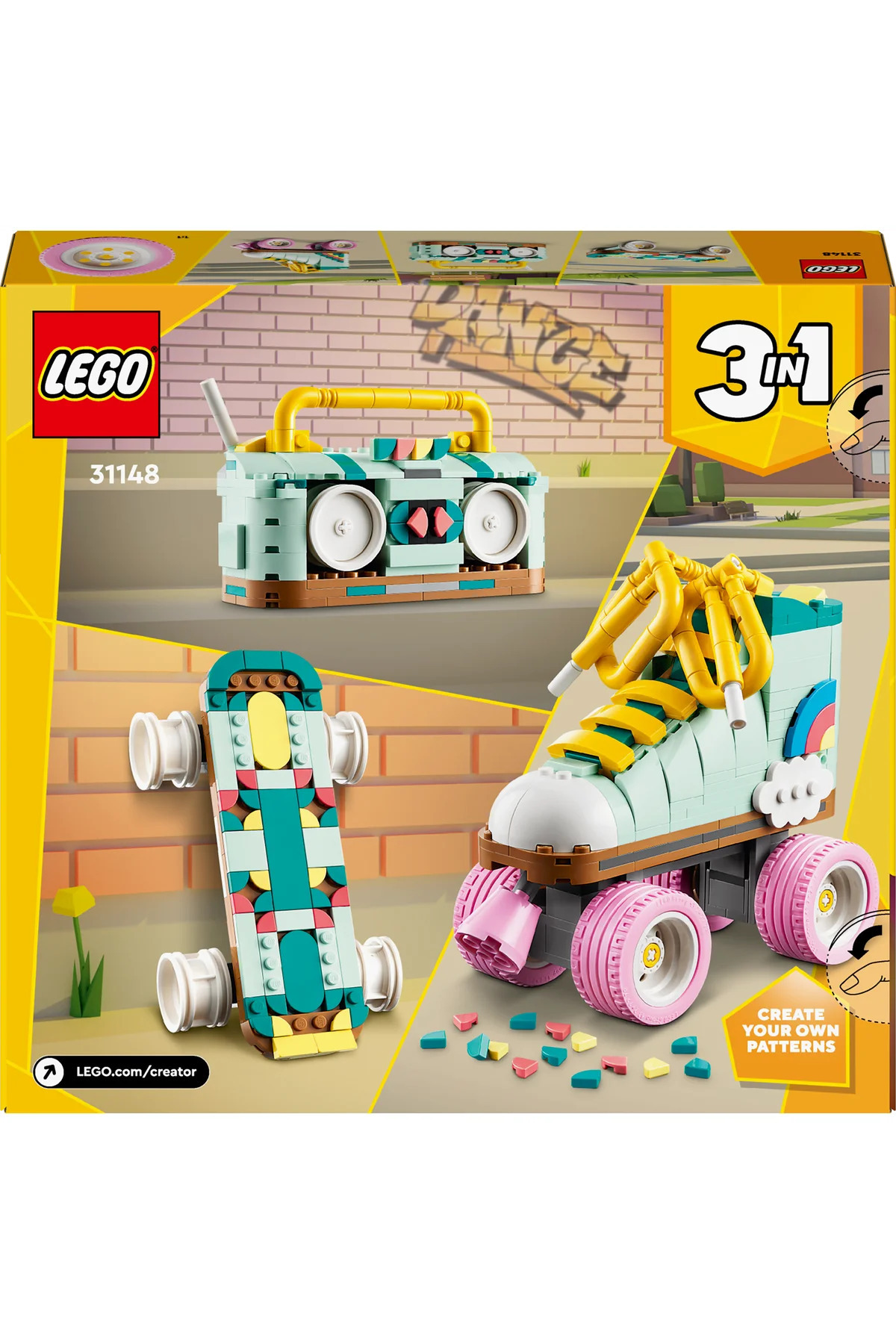 ® کریتور رترولر اسکیت ۳ در ۱ اسباب‌بازی ۳۱۱۴۸