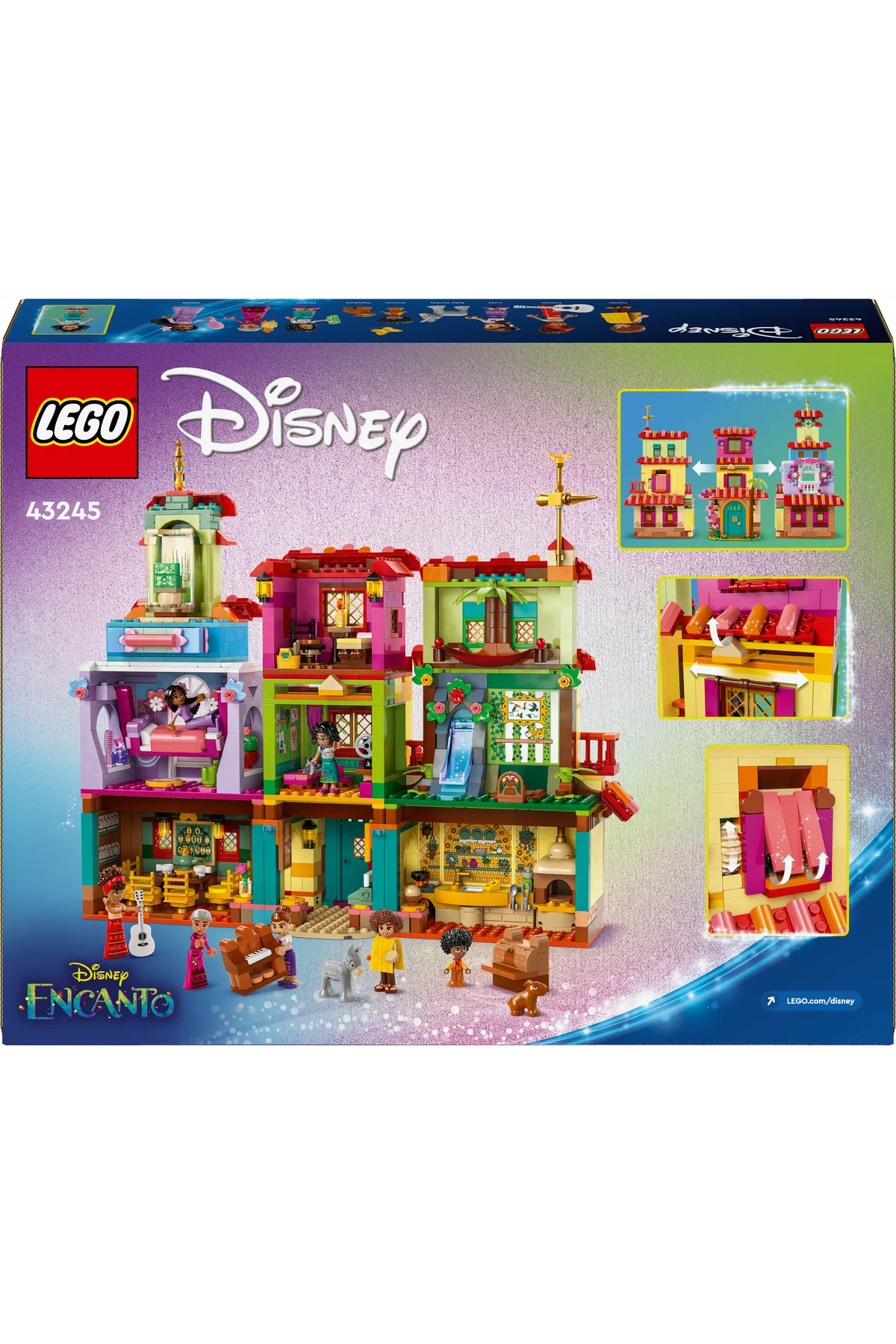 ® ǀ دیزنی انکانتو خانه جادویی مادریگال ۴۳۲۴۵ – مجموعه ساختنی اسباب‌بازی خلاقانه برای کودکان ۷+ (۱۵۶۰ قطعه)