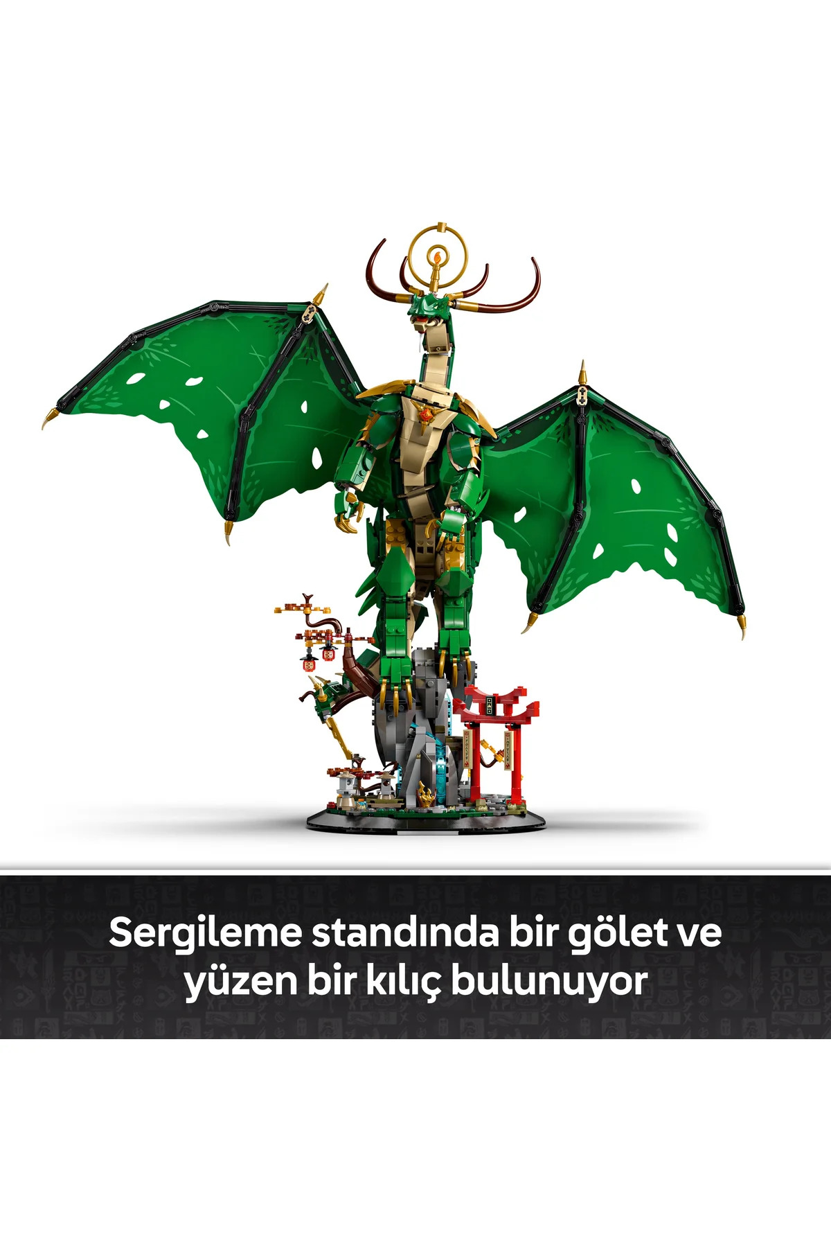 ® نینجاگو ® اژدهای نگهبان ۷۱۸۴۷ – مجموعه ساختنی خلاقانه اسباب‌بازی برای کودکان ۱۴+ (۱۶۵۰ قطعه)