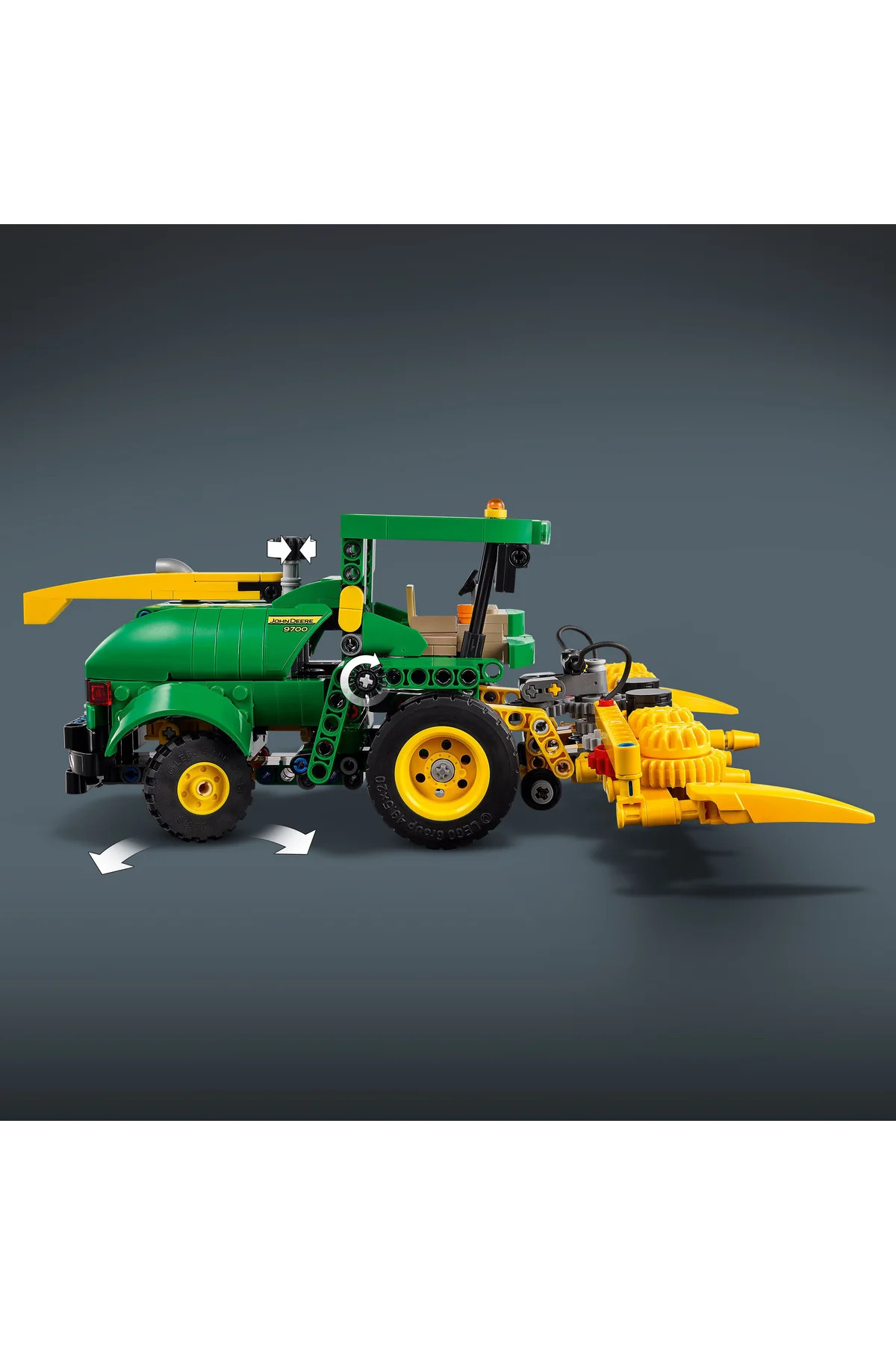 ® تکنیک جان دیر ۹۷۰۰ دروگر علوفه ۴۲۱۶۸ - مجموعه ساخت مدل اسباب‌بازی خلاقانه ۹+ (۵۵۹P)