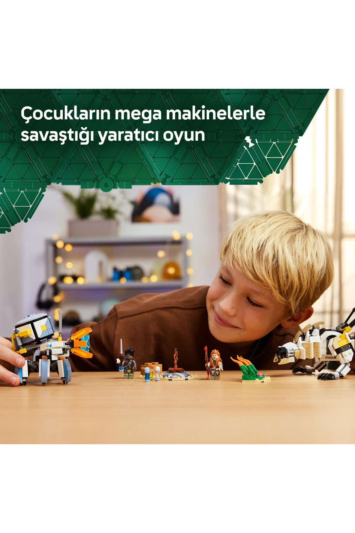 ® Horizon Adventures ™ آلوئ و وارل در مقابل فلز جمجمه و تیغ‌دندان ۷۷۰۳۷- ۹+ ست اسباب‌بازی (۷۶۸ قطعه)