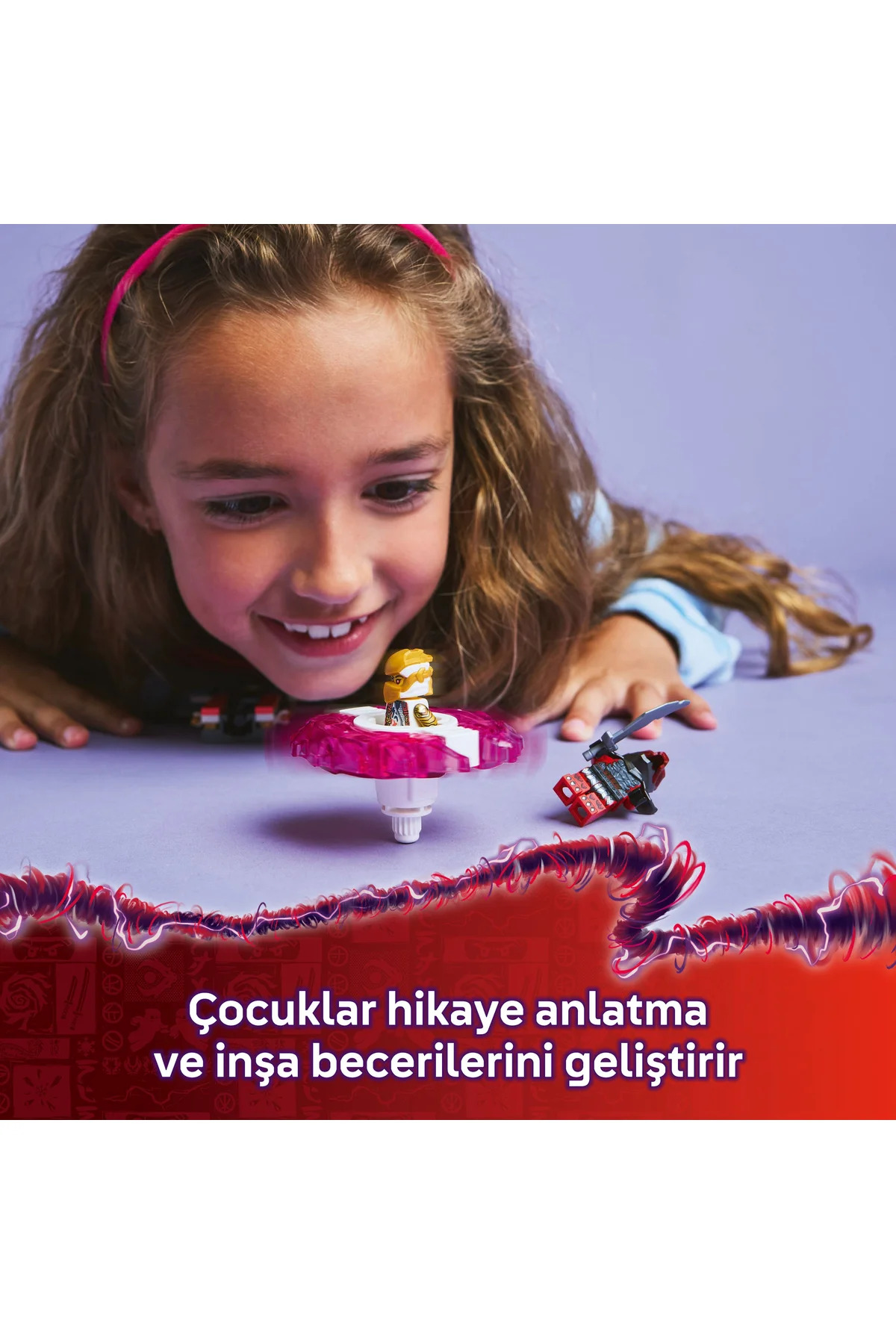 ® NINJAGO® سِت اسباببازی اکشن اسپینجیتسو چرخان اژدهای سُرا ۷۱۸۲۴