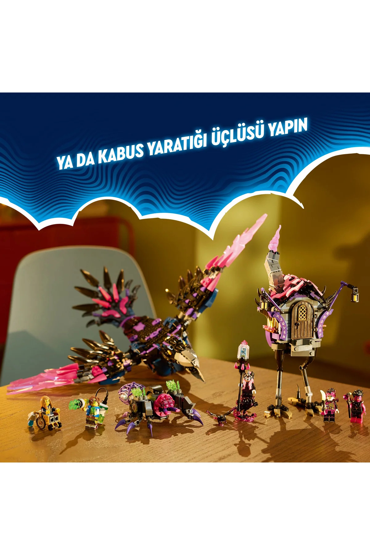 ® Dreamzzz ™ Never Witch’s Midnight Raven 71478 – مجموعه ساختنی اسباب‌بازی خلاقانه برای سنین ۹ سال به بالا (۱۲۰۳ قطعه)