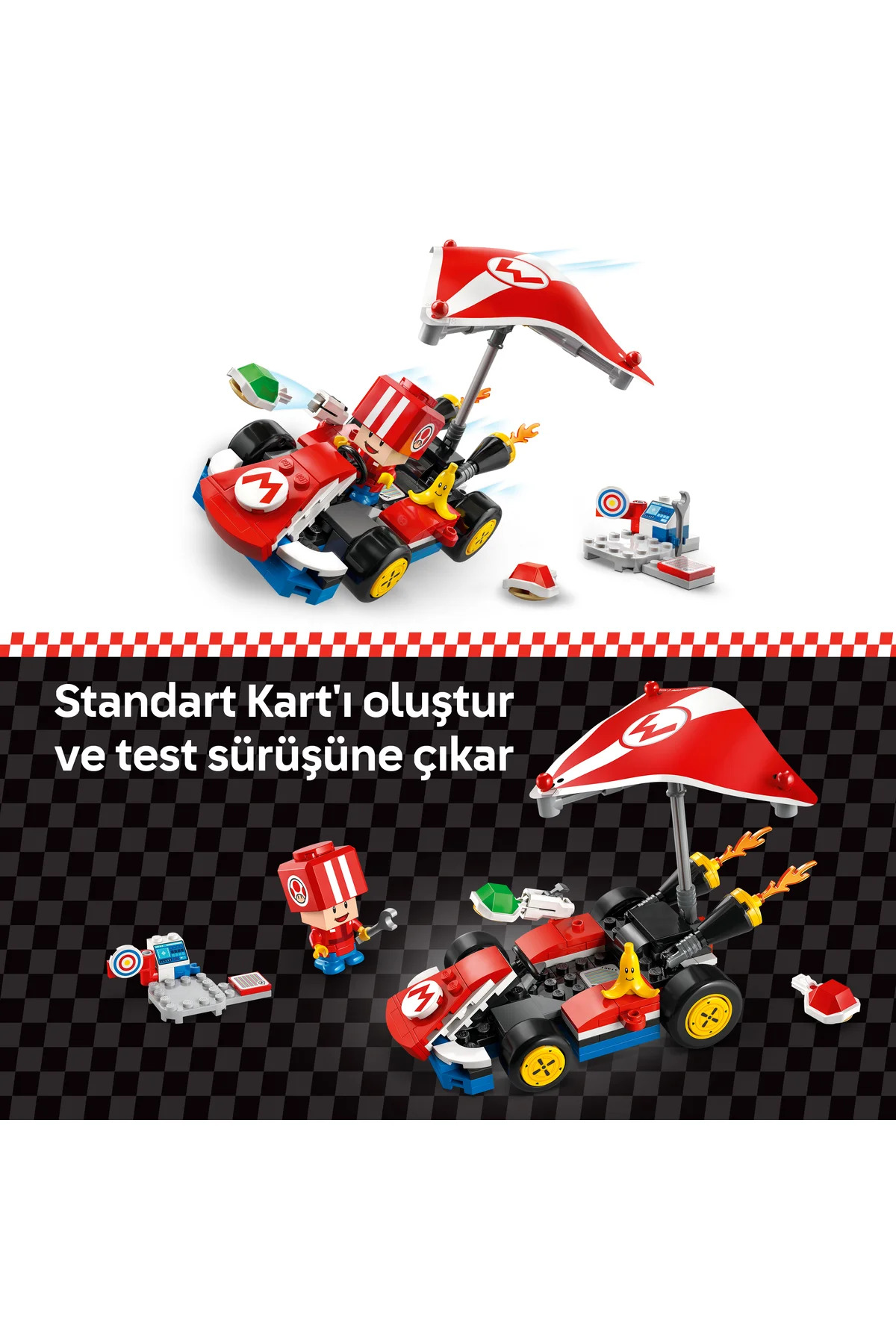 ® سوپر ماریو™: ماریو کارت™ – مجموعه اسباببازی کارت و ماشین استاندارد ۷۲۰۳۲