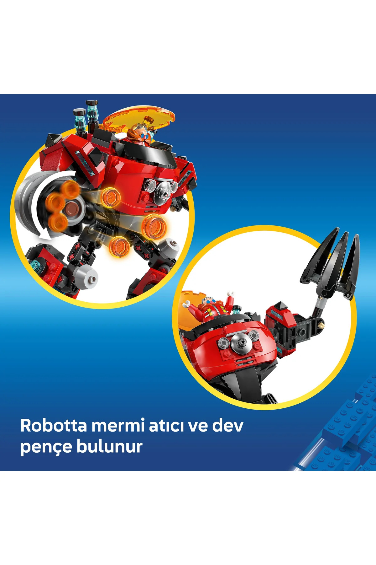 ® سونیک خارپشت: ناکلز در برابر ربات تخمشکن دکتر اجمن ۷۷۰۰۵ – ست اسباببازی ۸+ سال (۳۵۰P)