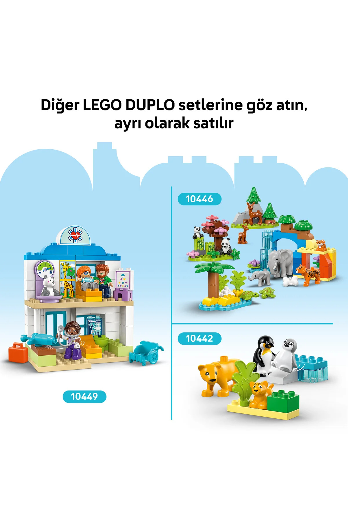 مجموعه ساختنی آمبولانس و راننده دوپلو ۱۰۴۴۷ برای کودکان ۲ سال به بالا (۱۹ تکه)