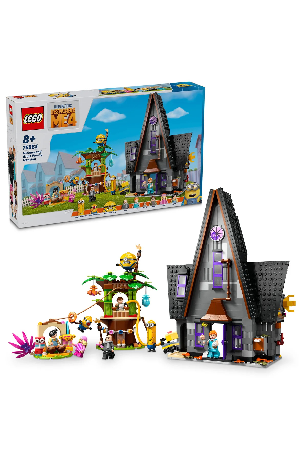 من نفرت‌انگیز ۴ – مجموعه ساخت‌وساز برای سنین ۸ سال و بالاتر، مینیون‌ها و پاویلیون خانوادگی گرو ۷۵۵۸۳ (۸۶۸ قطعه)
