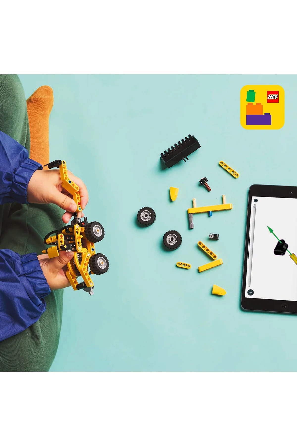 ® بیل لودر تکنیک 42197 – مجموعه ساخت ماشین ساختمانی اسباب‌بازی برای کودکان بالای ۷ سال (۱۰۴ قطعه)