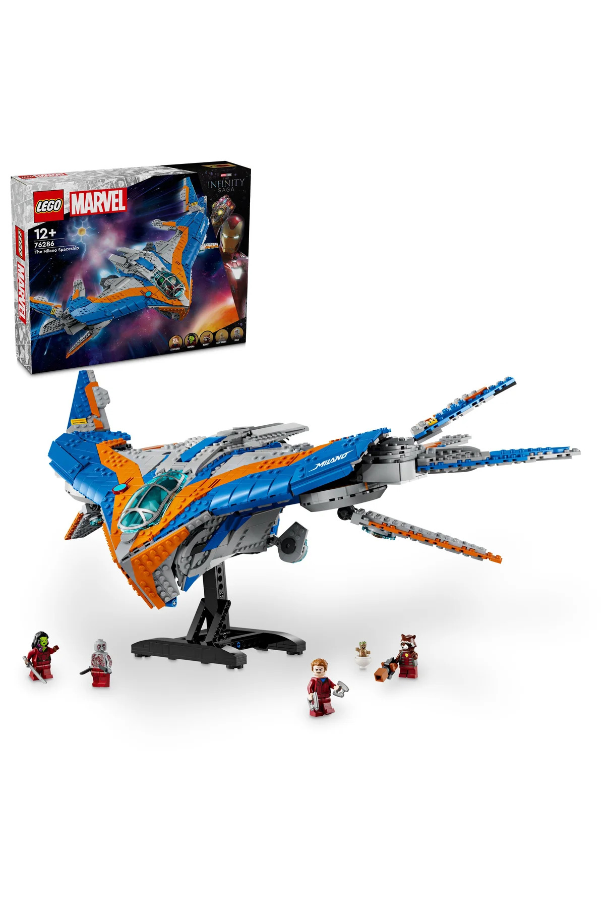 لگو ® سفینه فضایی میلانو از مجموعه اسباب‌بازی‌های خلاقانه نگهبانان کهکشان مارول ۷۶۲۸۶ – بیش از ۱۲ عدد (۲۰۹۰P)