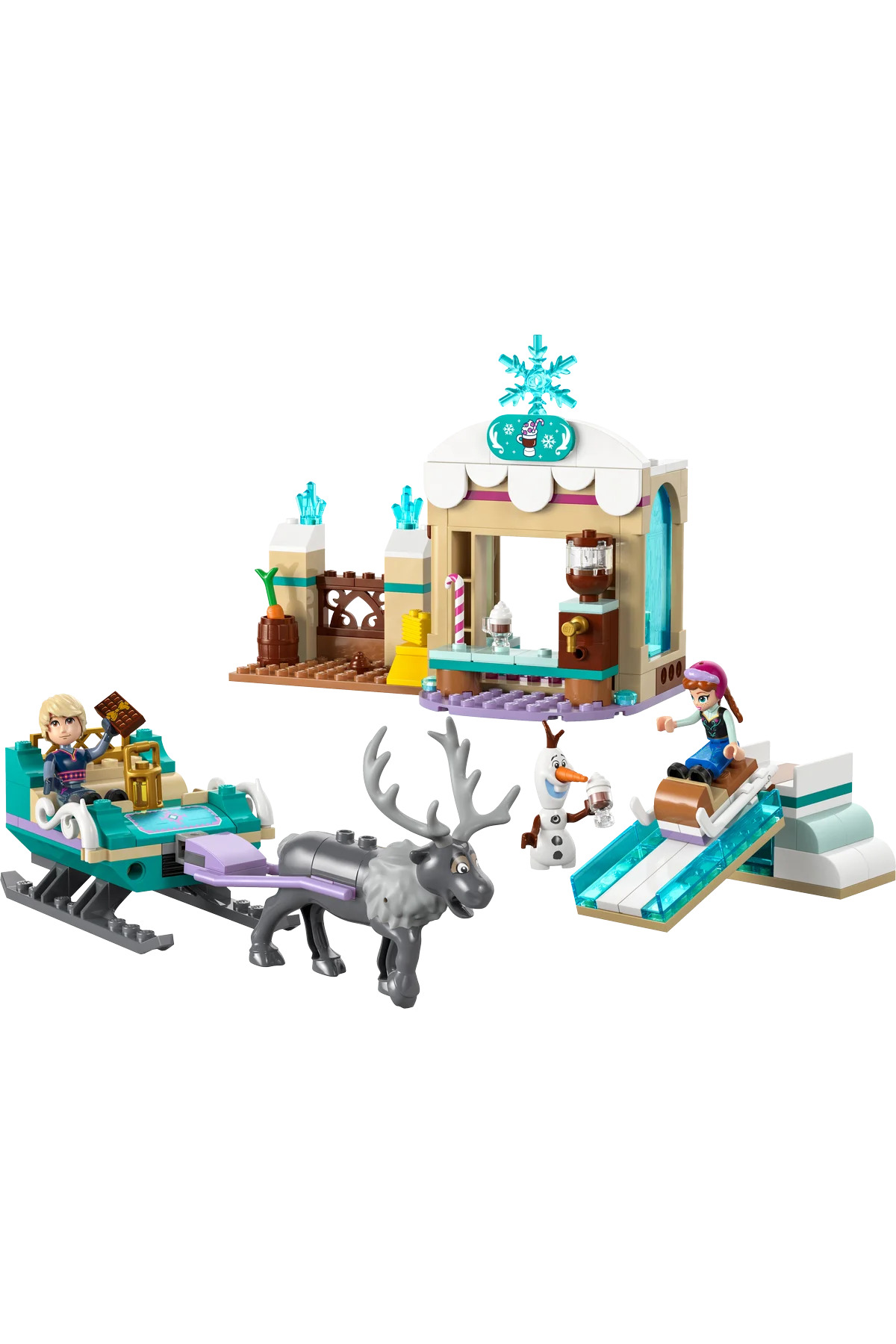 ® │ ماجراجویی سورتمهٔ انا، شاهزادهٔ دیزنی ۴۳۲۵۶ - مجموعه ساختنی اسباببازی ۴+ (۱۹۲ قطعه)