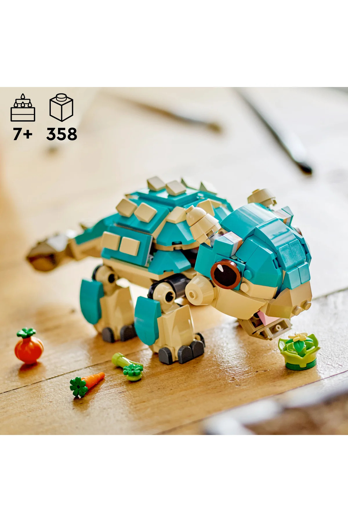 ® جوریاسیک ورلد بیبی بامپی: مجموعه ساختنی اسباب‌بازی آنکیلوسورس ۷۶۹۶۲ برای کودکان ۷ سال به بالا (۳۵۸ قطعه)