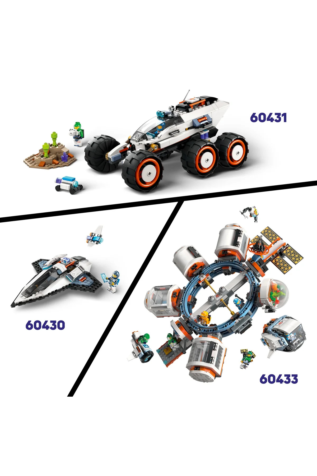 کشتی فضایی ماژولار شهری گالاکتیک ۶۰۴۴۶ ® - مجموعه ساختنی اسباب‌بازی خلاقانه برای کودکان ۷+ (۷۱۷P)