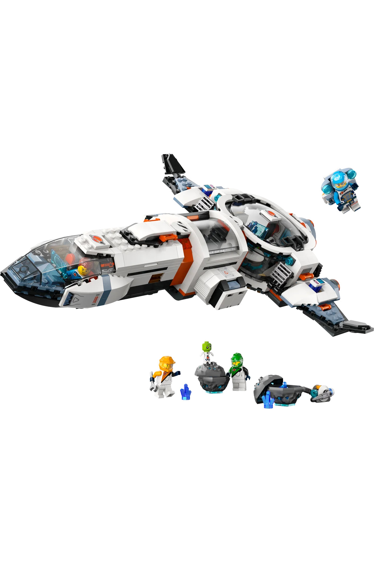 کشتی فضایی ماژولار شهری گالاکتیک ۶۰۴۴۶ ® - مجموعه ساختنی اسباب‌بازی خلاقانه برای کودکان ۷+ (۷۱۷P)