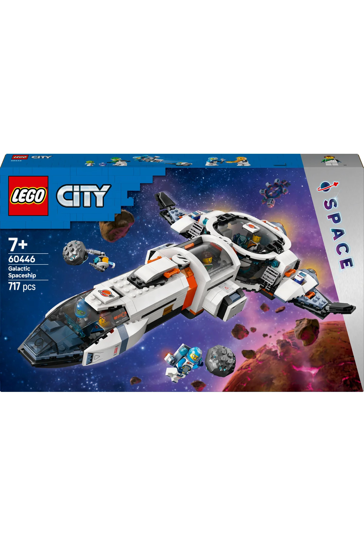 کشتی فضایی ماژولار شهری گالاکتیک ۶۰۴۴۶ ® - مجموعه ساختنی اسباب‌بازی خلاقانه برای کودکان ۷+ (۷۱۷P)