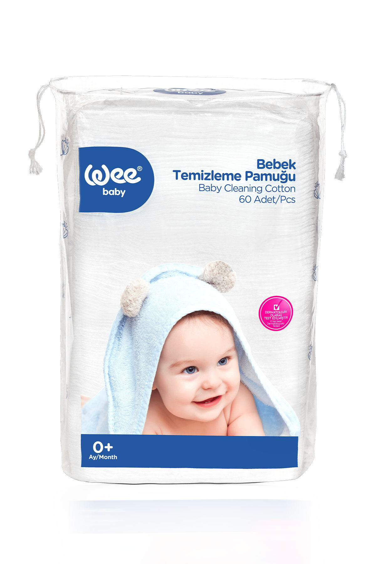Wee Baby 60'lı Bebek Temizleme Pamuğu