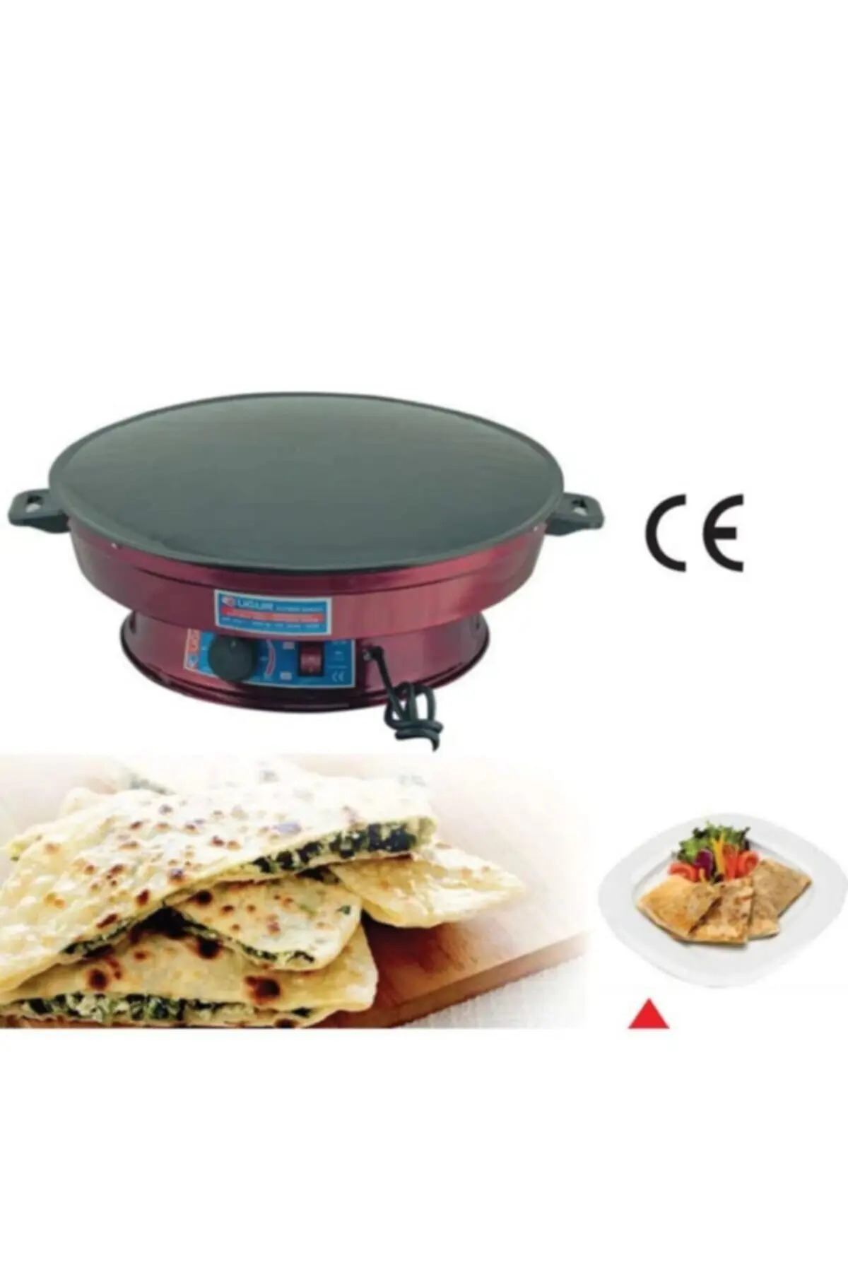 Uğur Normal Boy Elektrikli Katmer Sacı Termostatlı 2000w.