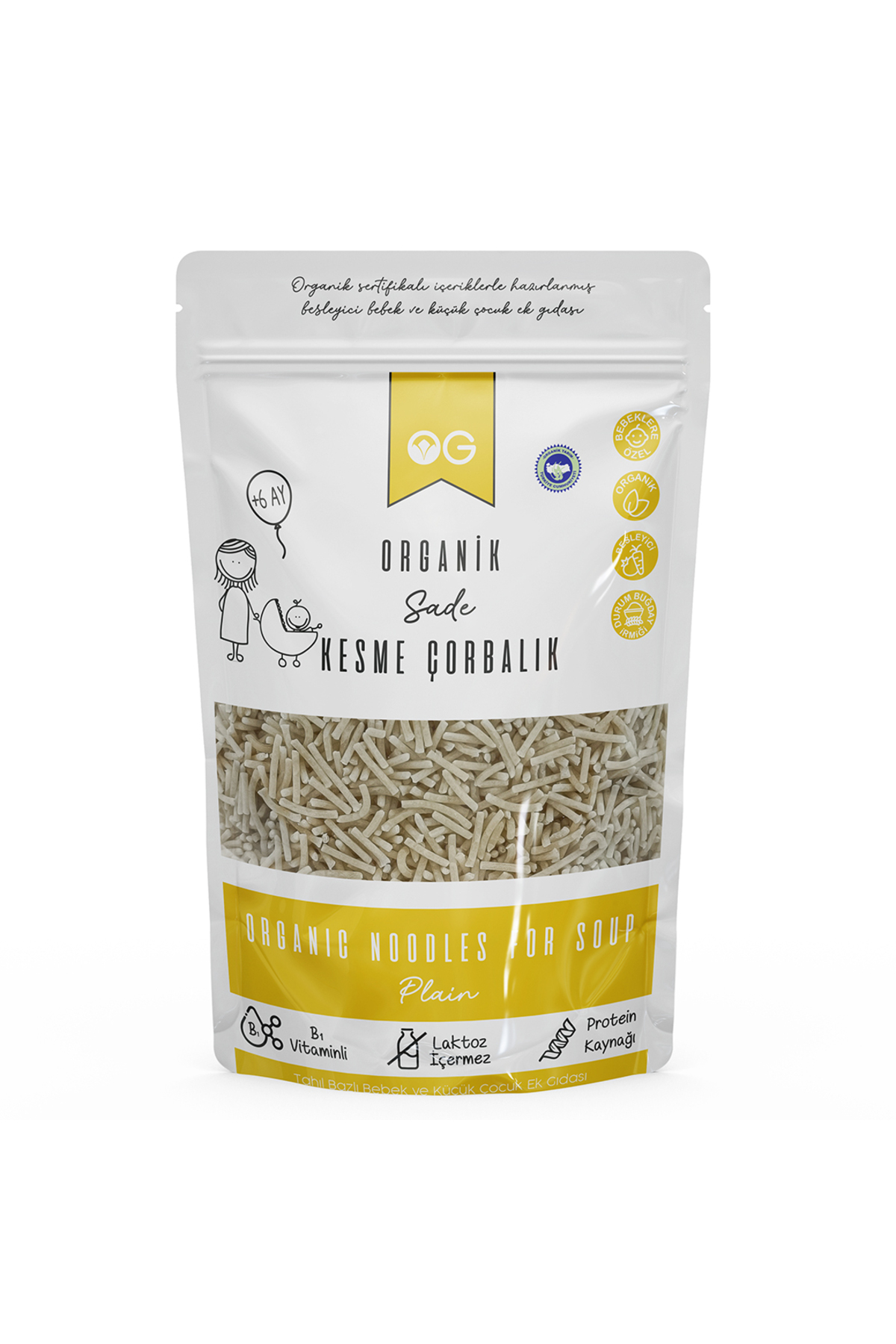 OG natural Organik Sade Kesme Çorbalık