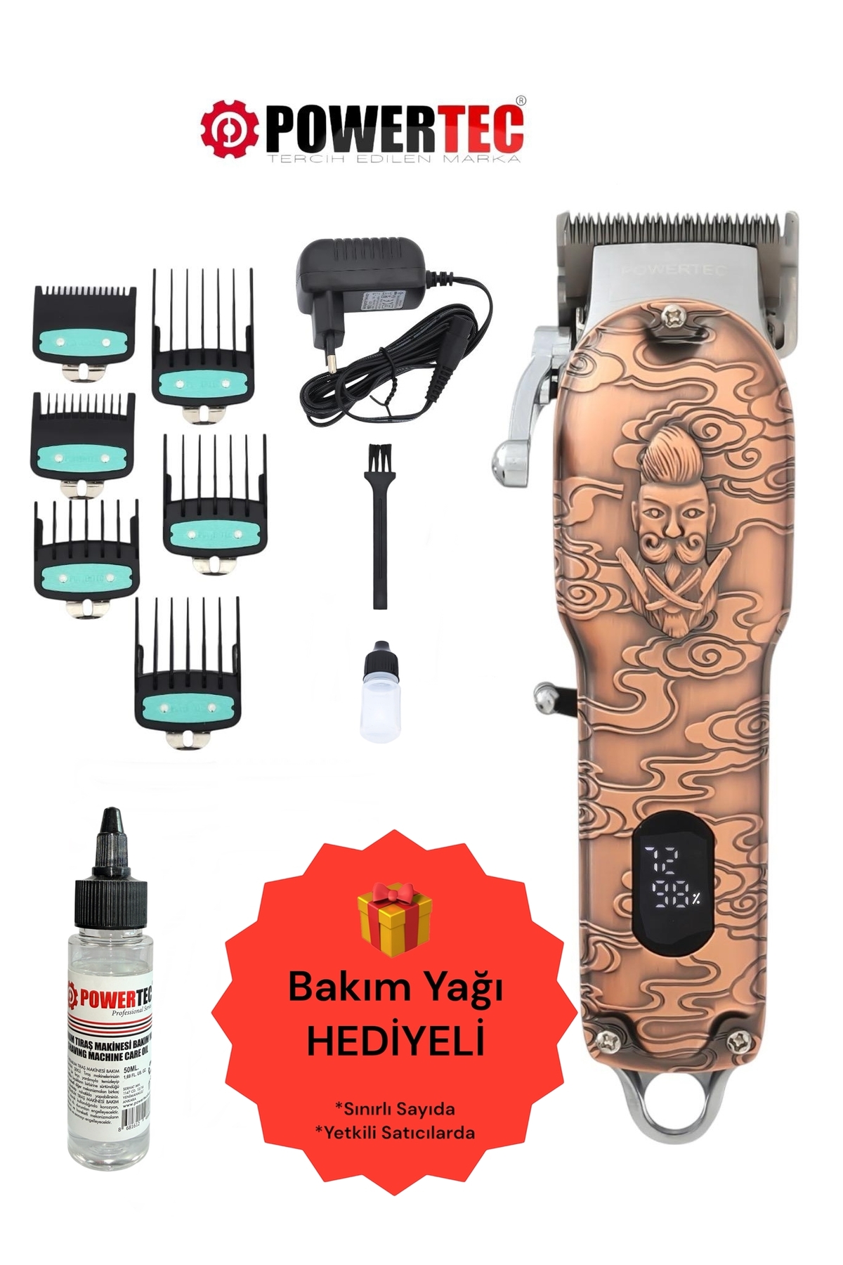 POWERTEC TR-6700 Saç Sakal Tıraş Makinesi