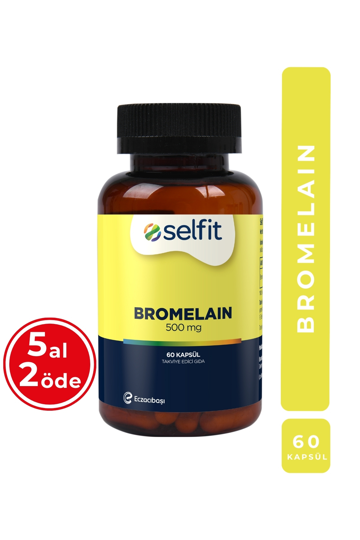 Selfit Bromelain 500 Mg 60 Kapsül