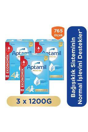Aptamil 4 Prebiyotikli Çocuk Devam Sütü 1200 X3 Adet 3600 Gr