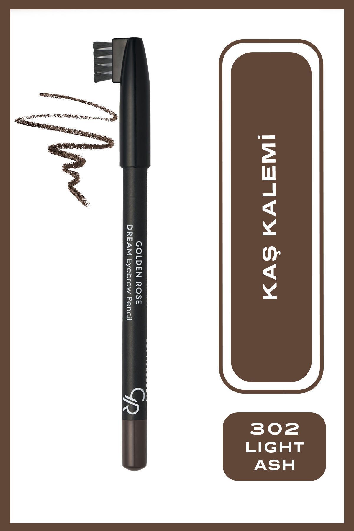 Golden Rose Dream Eyebrow Kaş Kalemi 302 Shea Yağı ve Aloe Vera Özlü 1,6 g