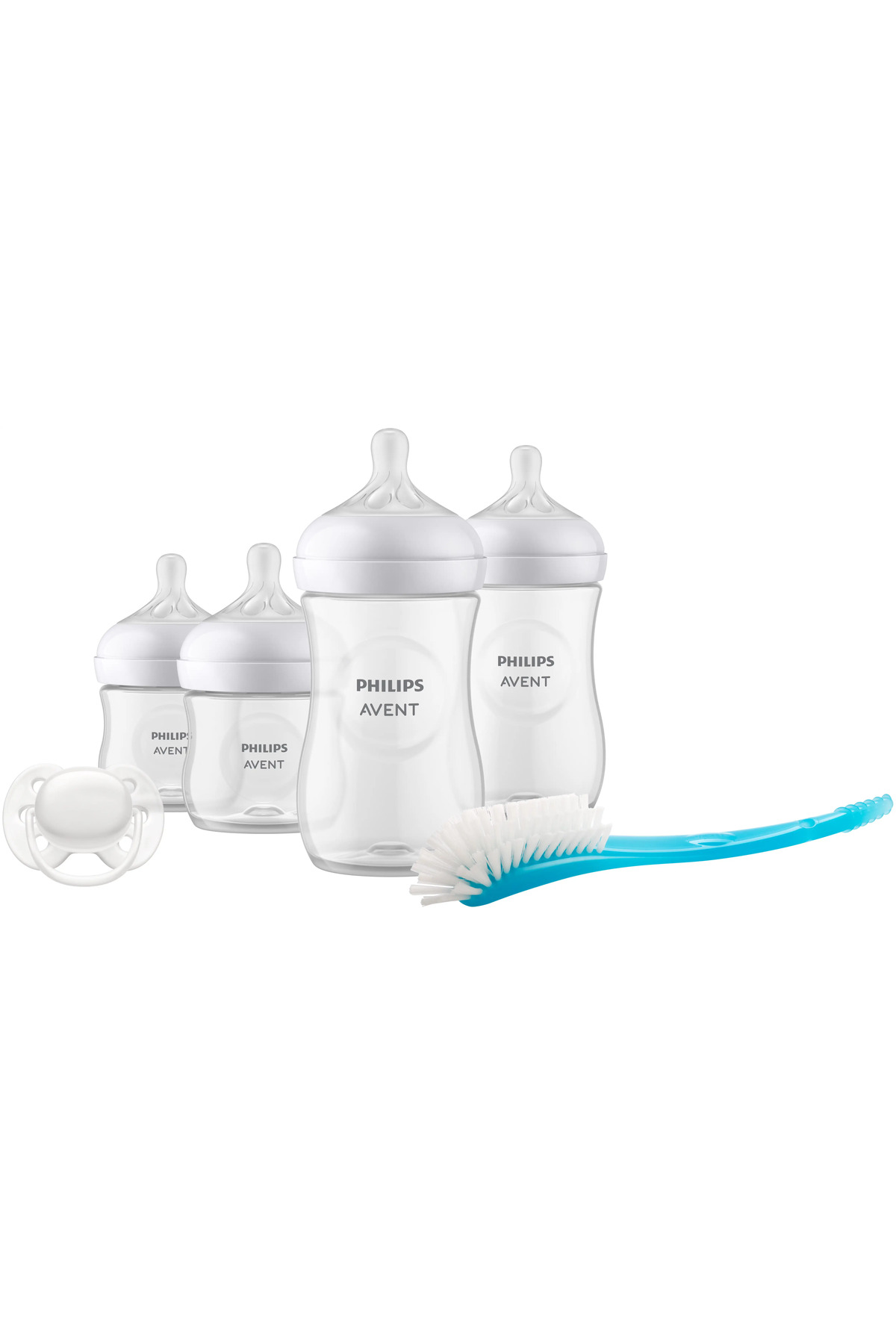 Philips Avent Set nou-născut PHILIPS AVENT SCD838/11, 4 biberoane, 1 perie, 1 suzetă ultra soft 0-6 luni fotoğrafı 5 (önizleme)