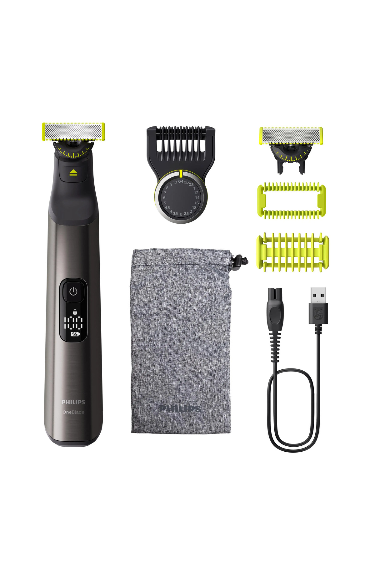 Astro Rasier Philips OneBlade QP6552/30, Rasier- und Trimmergerät für Gesicht/Körper ...