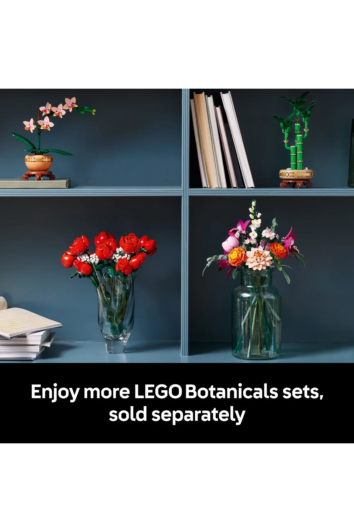 ® Botanicals دستهگل صورتی زیبا ۱۰۳۴۲ مجموعه ساختنی برای بزرگسالان (۷۴۹ قطعه)