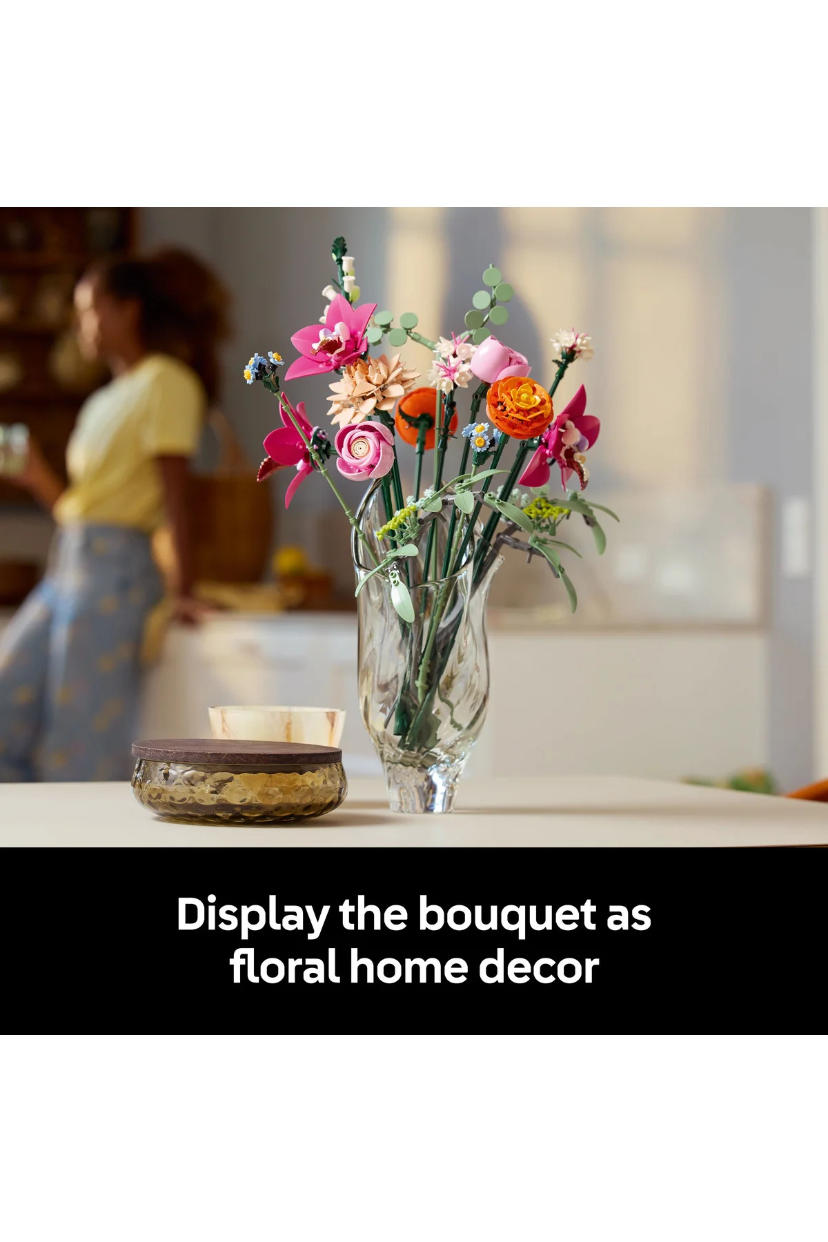 ® Botanicals دستهگل صورتی زیبا ۱۰۳۴۲ مجموعه ساختنی برای بزرگسالان (۷۴۹ قطعه)