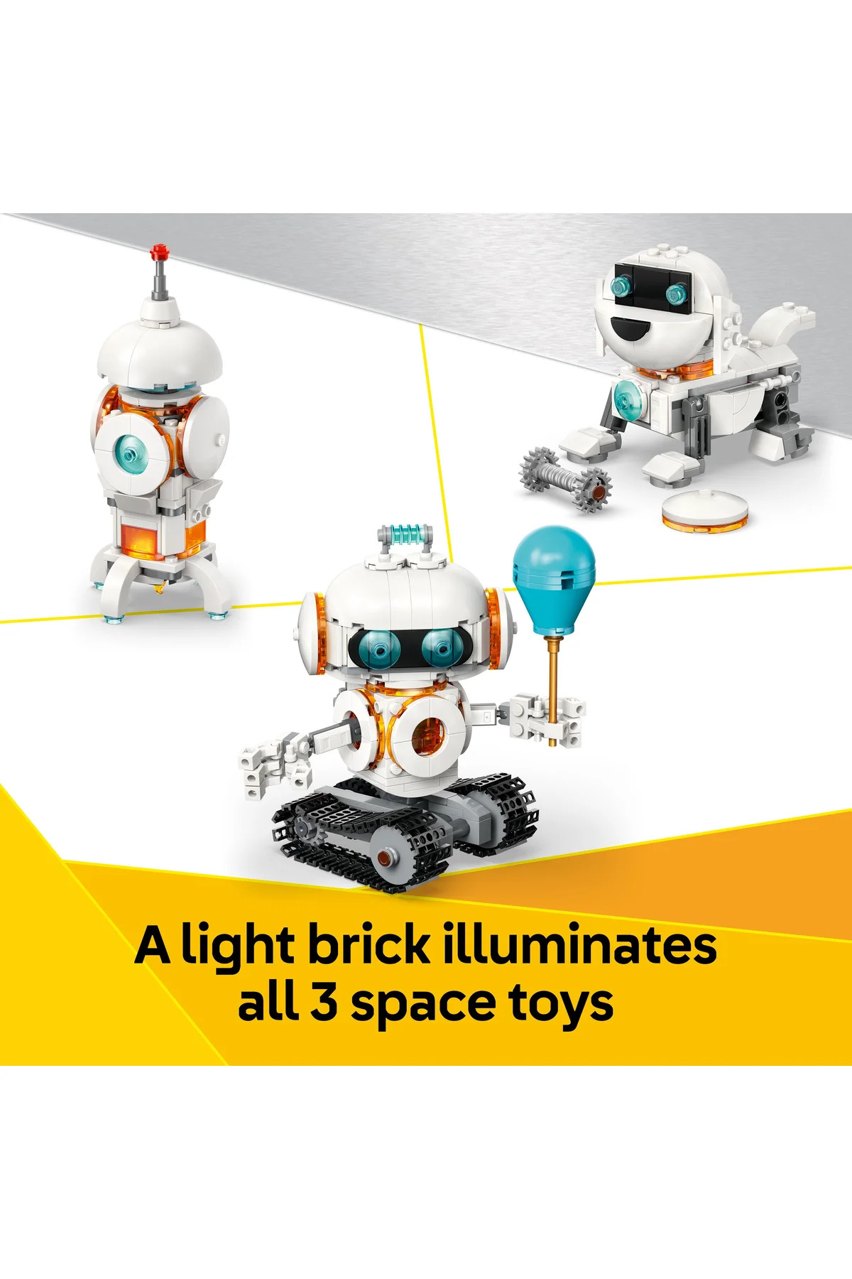 ® Creator مجموعه ساختنی ربات فضایی ۳ در ۱ ۳۱۱۶۴ برای پسران و دختران بالای ۸ سال (۲۸۱ قطعه)