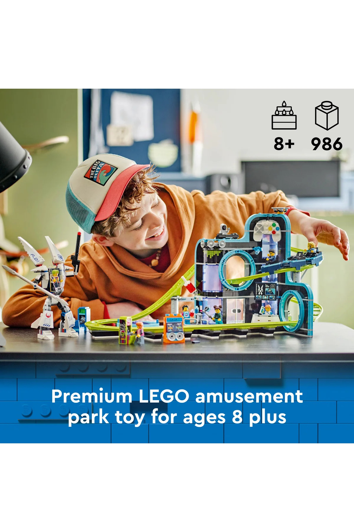 ® پارک رولرکوستر جهانی ربات شهری اسباببازی ۶۰۴۲۱