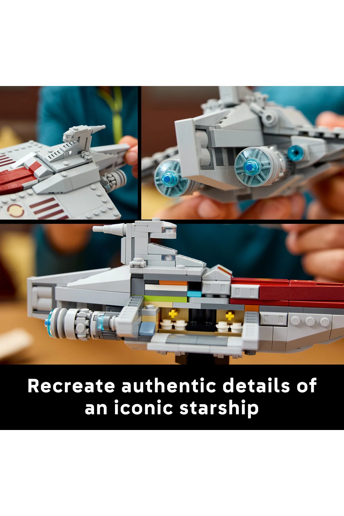 ® Star Wars ™ کشتی تهاجمی کلاس آکلامیتور ۷۵۴۰۴ – کیت مدل‌سازی برای بزرگسالان (۴۵۰P)