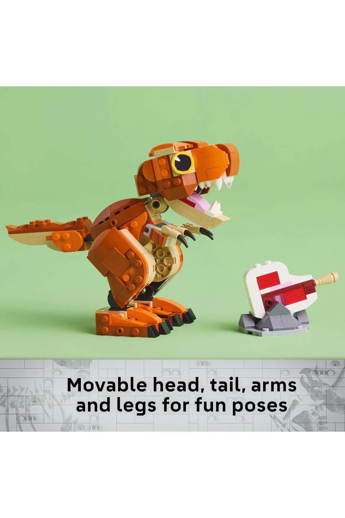 ® جوریاسیک ورلد لیتل اِیتی: ست ساختنی تی. رکس ۷۶۹۶۷ برای کودکان ۷ سال به بالا (۳۱۷ قطعه)