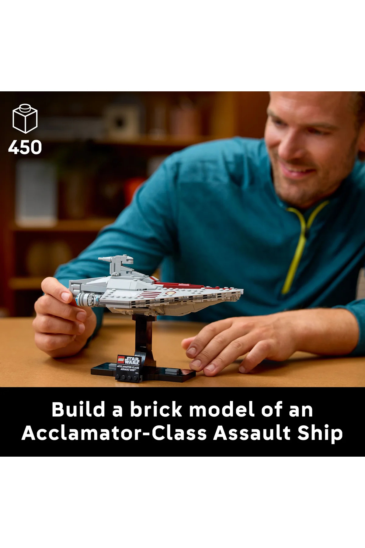 ® Star Wars ™ کشتی تهاجمی کلاس آکلامیتور ۷۵۴۰۴ – کیت مدل‌سازی برای بزرگسالان (۴۵۰P)