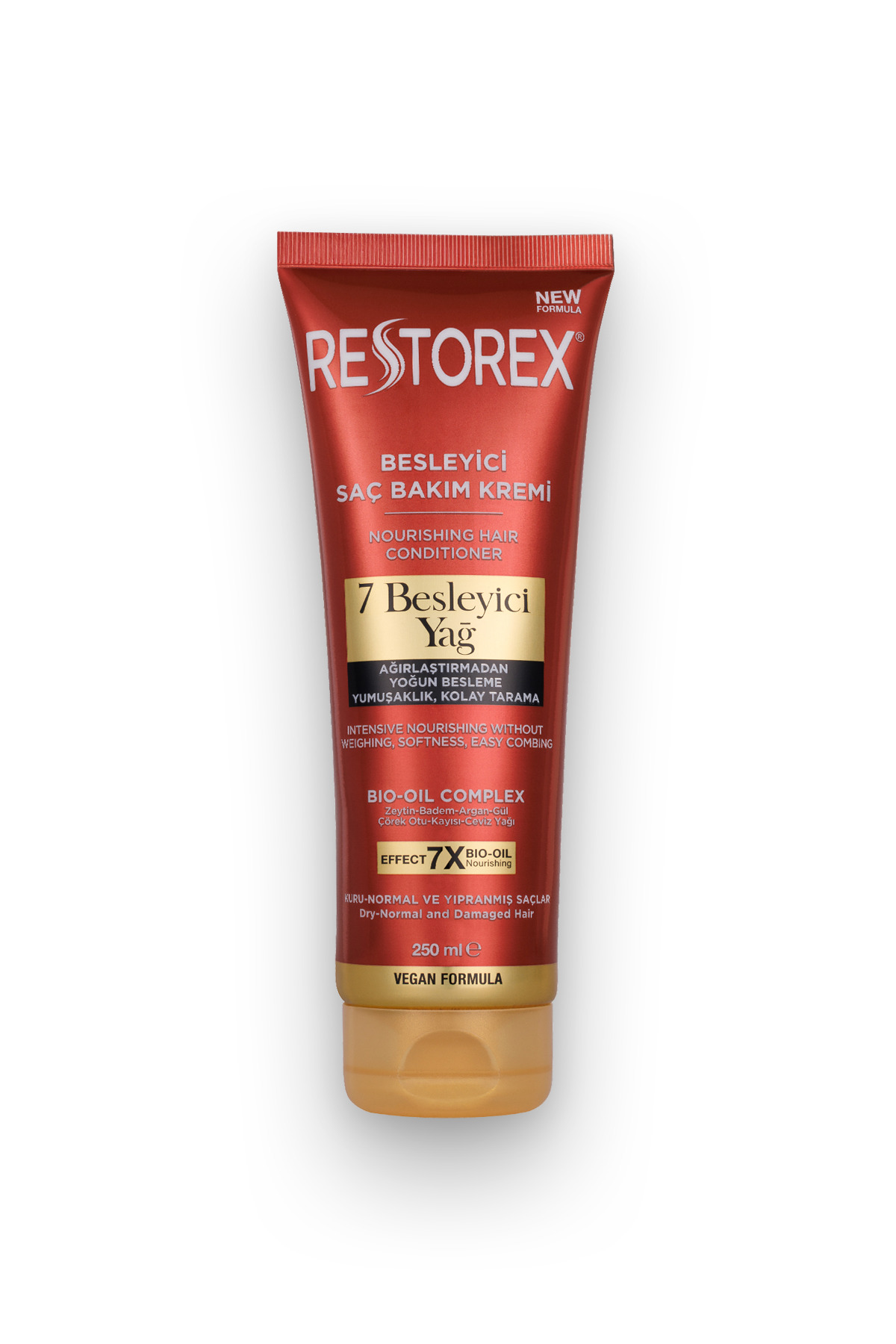 Restorex Besleyici Bakım Saç Kremi 250 Ml - 7 Besleyici Yağ Göz Alıcı Parlaklık İpeksi Yumuşaklık