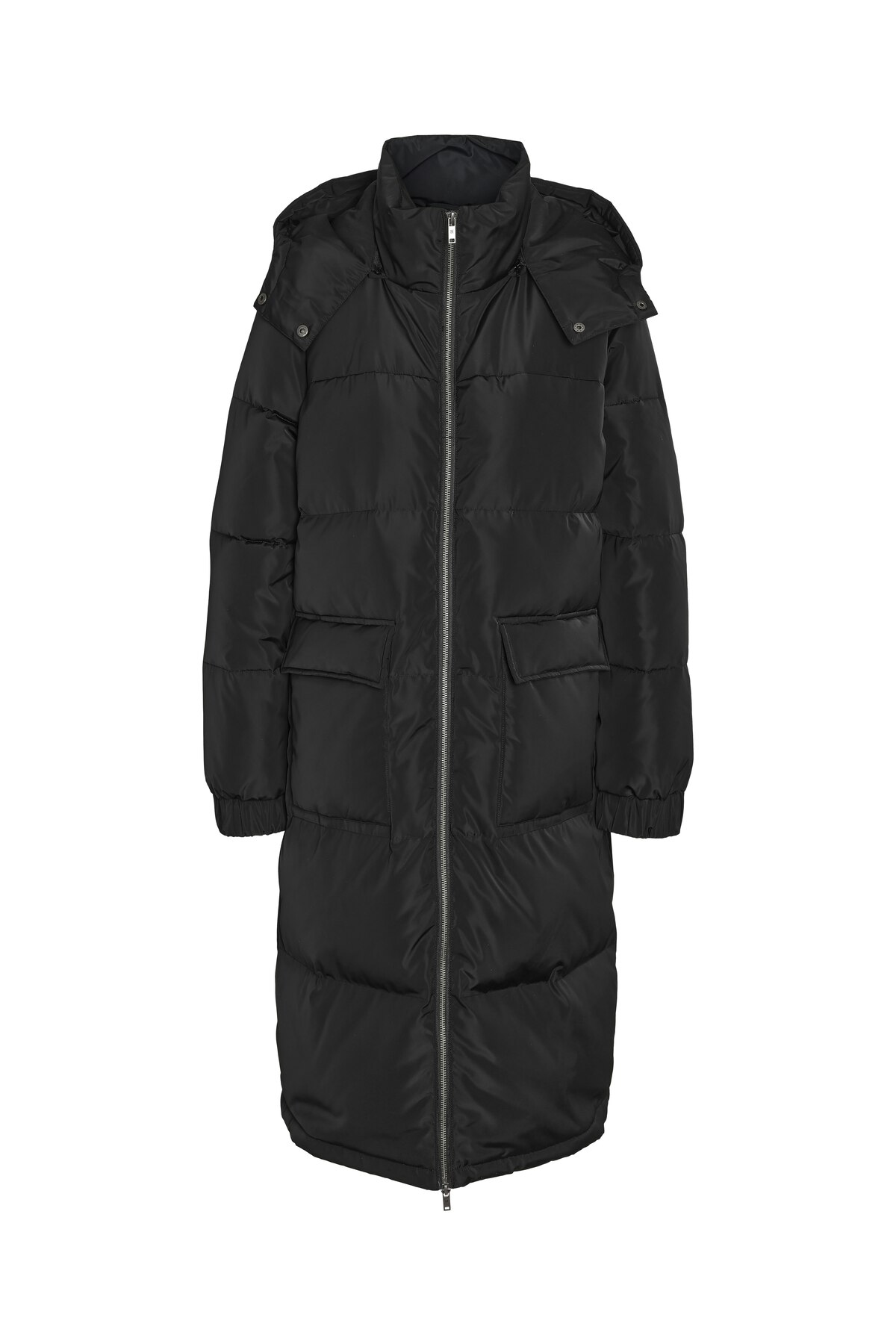 Noisy May NMCERISE DŁUGA KURTKA PIKOWANA Z PRZODU