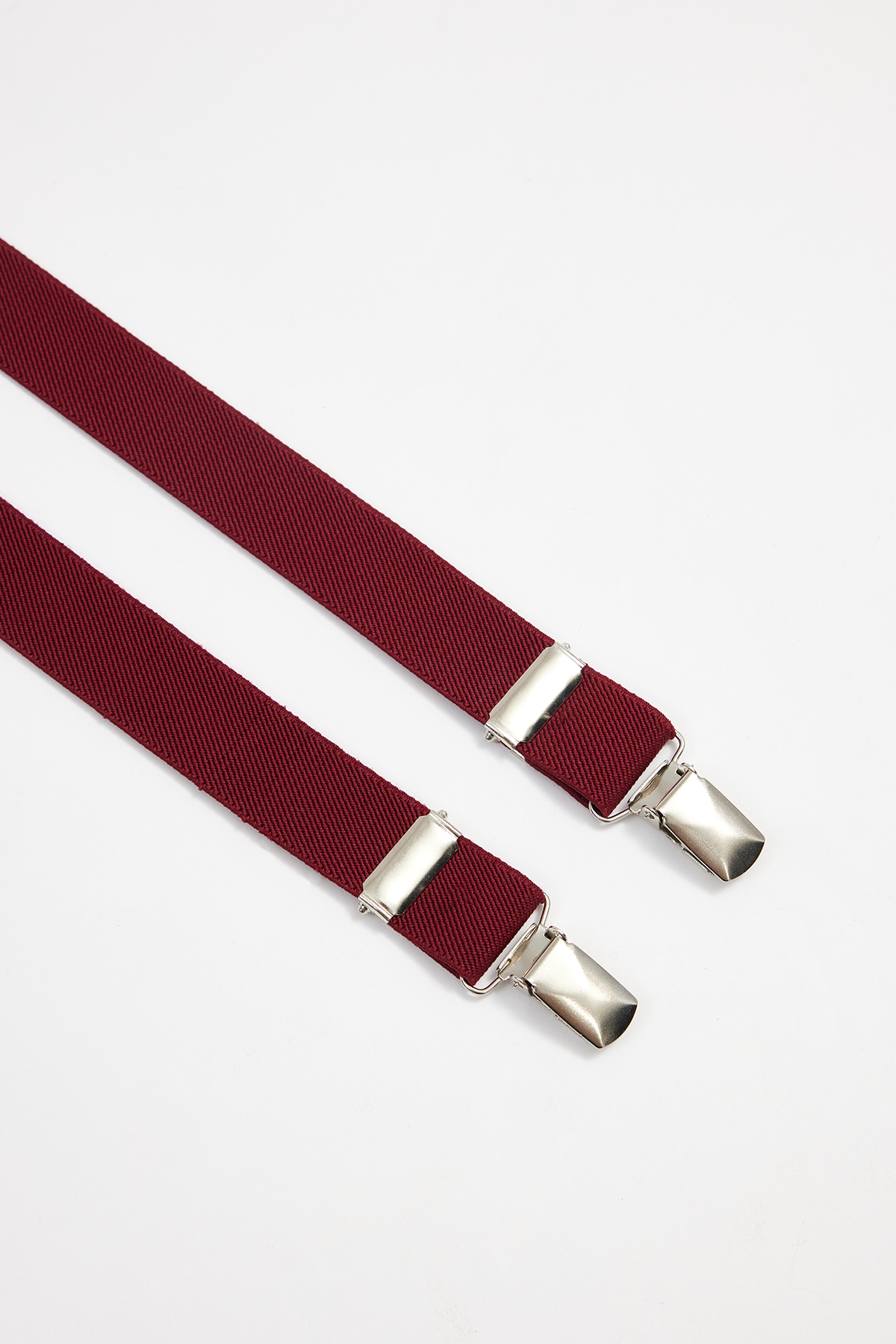 تودورز بند شلوار مردانه ساده و نازک زرشکی