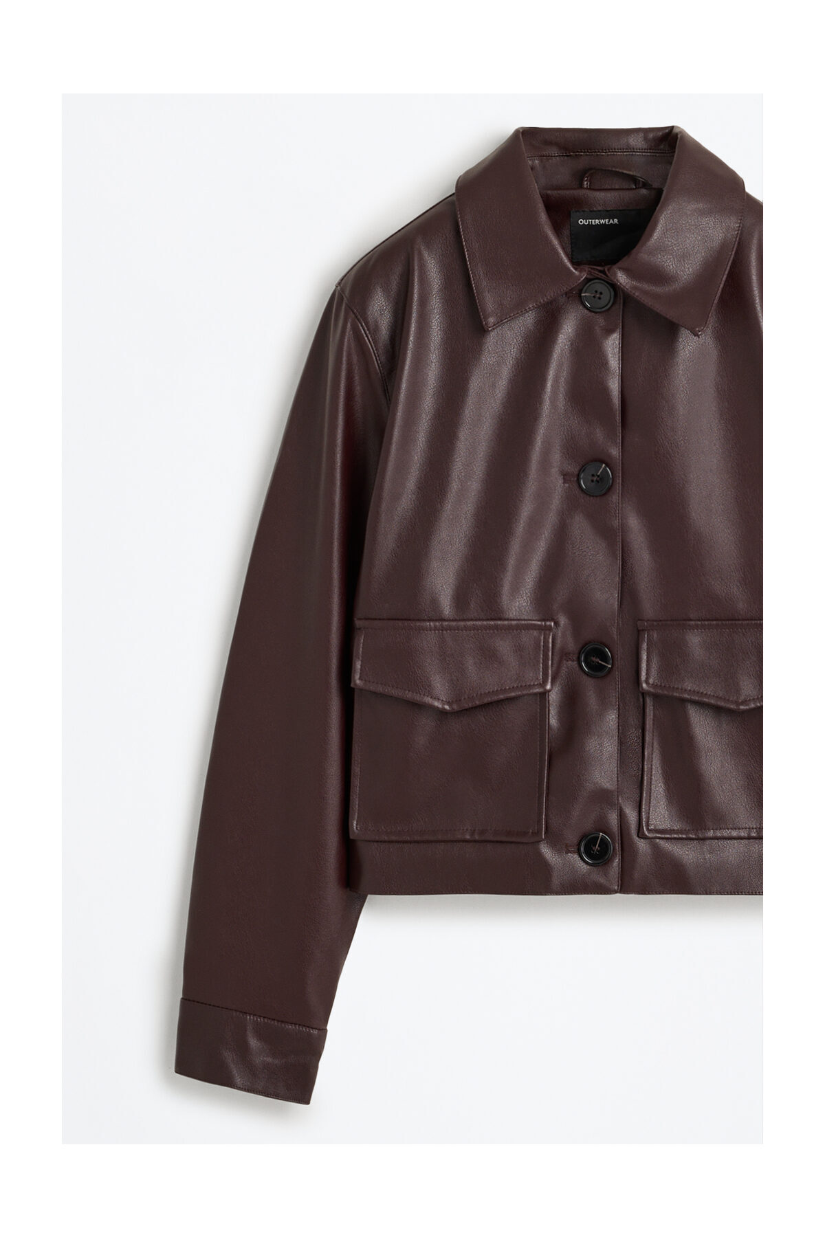 LEFTIES Kurtka damska z efektem skóry