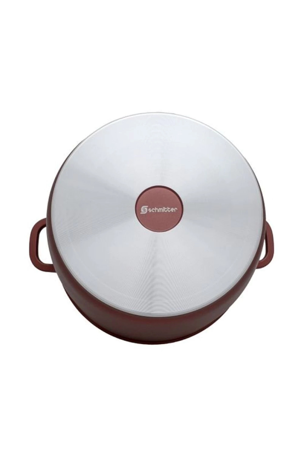 SCHMITTER Öntött kerámia edény fedővel, 28 cm magas, 300,28 Tc, 10,5 liter