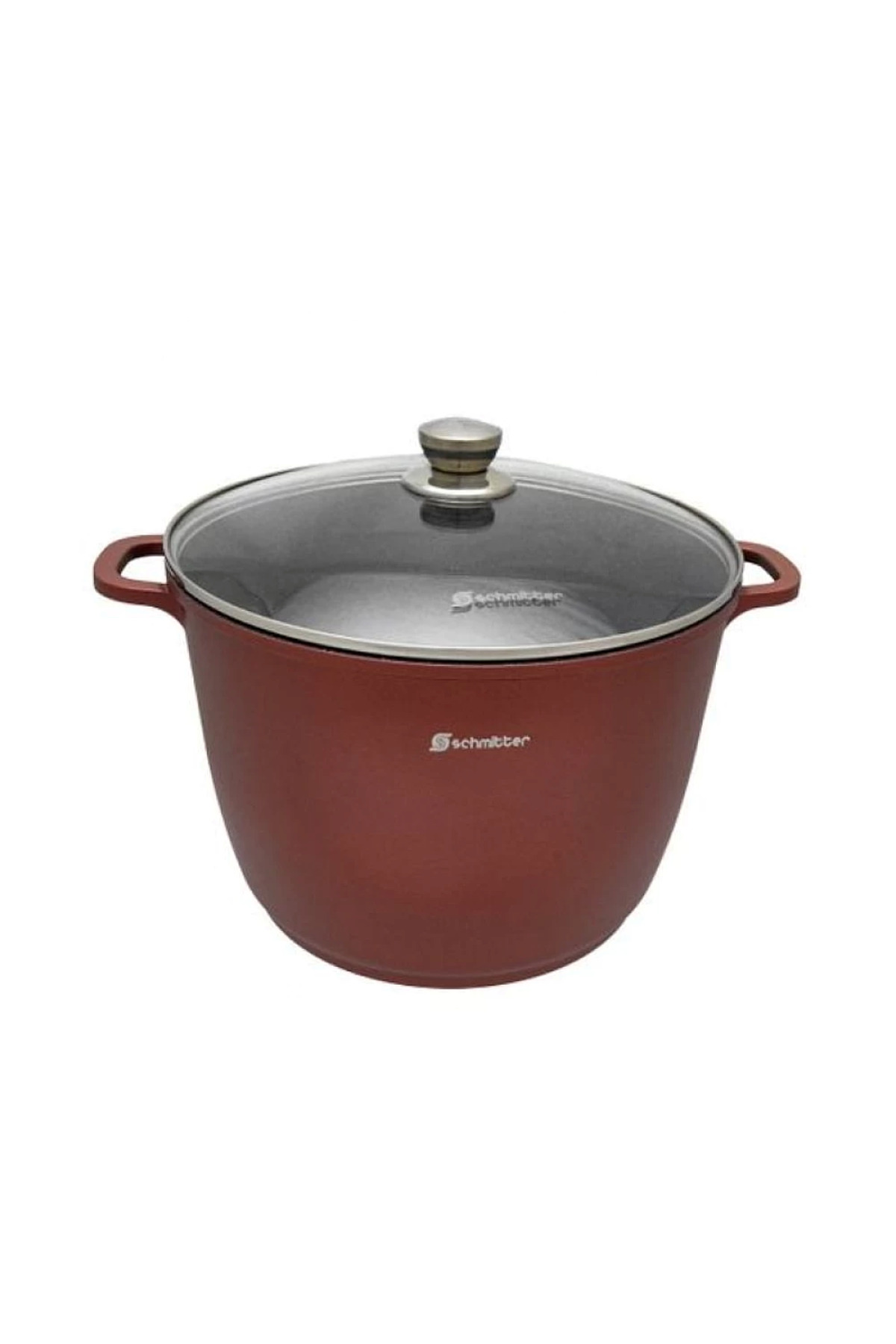 SCHMITTER Öntött kerámia edény fedővel, 28 cm magas, 300,28 Tc, 10,5 liter