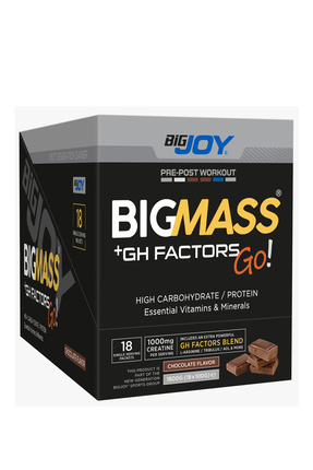 Bigjoy Sports MASS GAİNER Çikolata 1800 gr 18 SAŞE BigMass Gh Factors Karbonh...