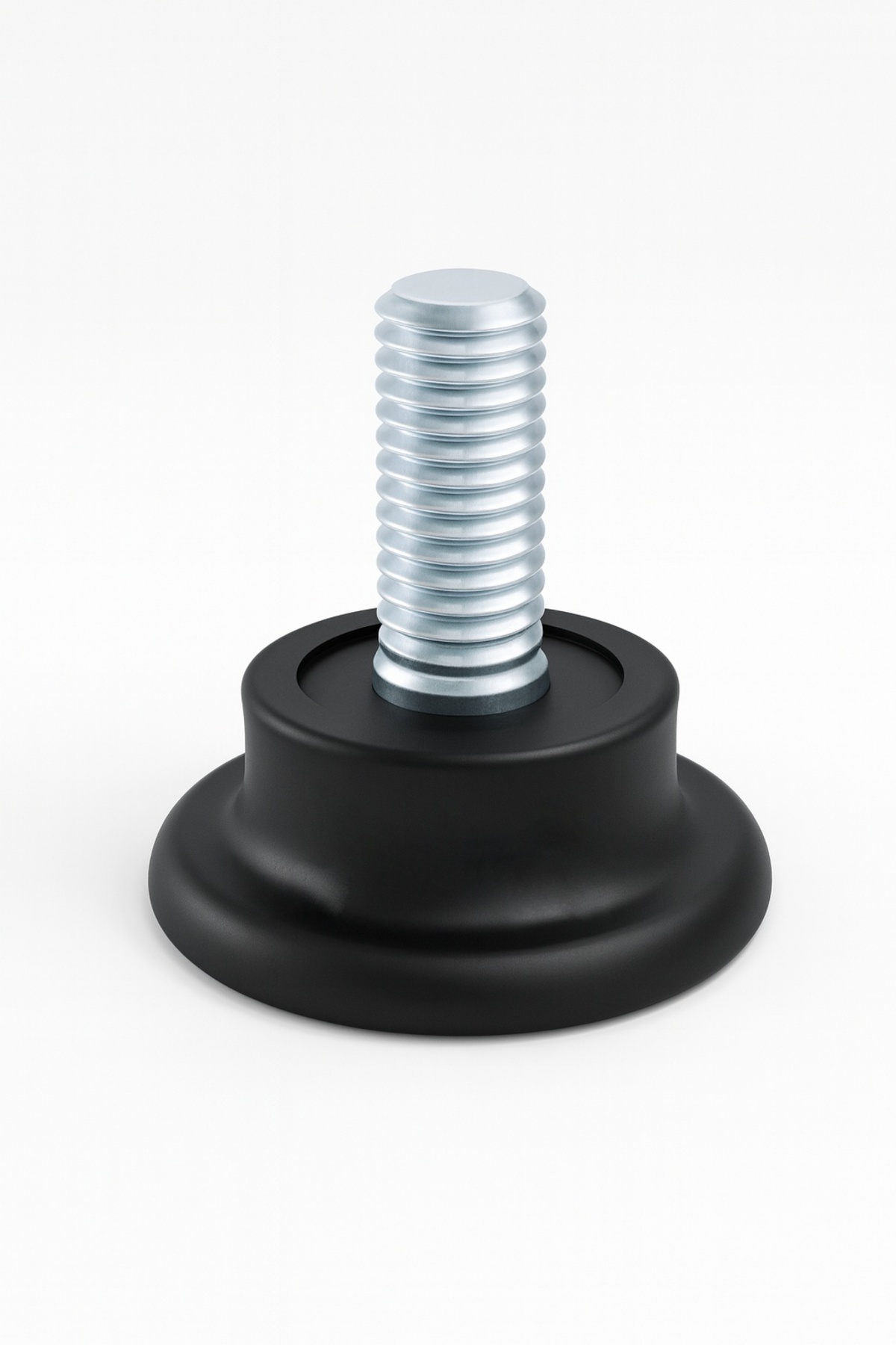 Badem10 Bingo Rotil Ayakları M8 Civatalı 25 Mm Siyah Profil Ayağı 2.5 Cm