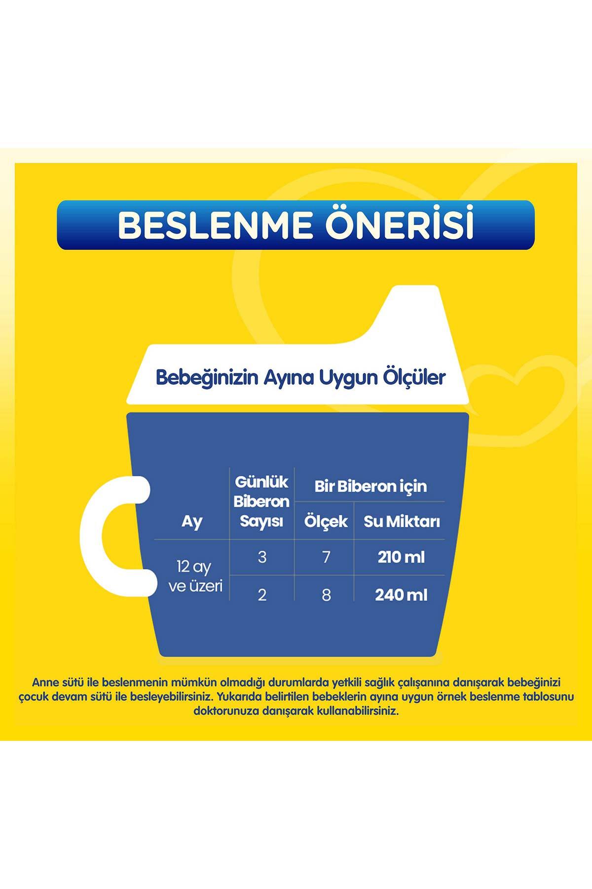 Bebelac 4 Çocuk Devam Sütü 1 Yaş+ 800 Gr fotoğrafı 6 (önizleme)