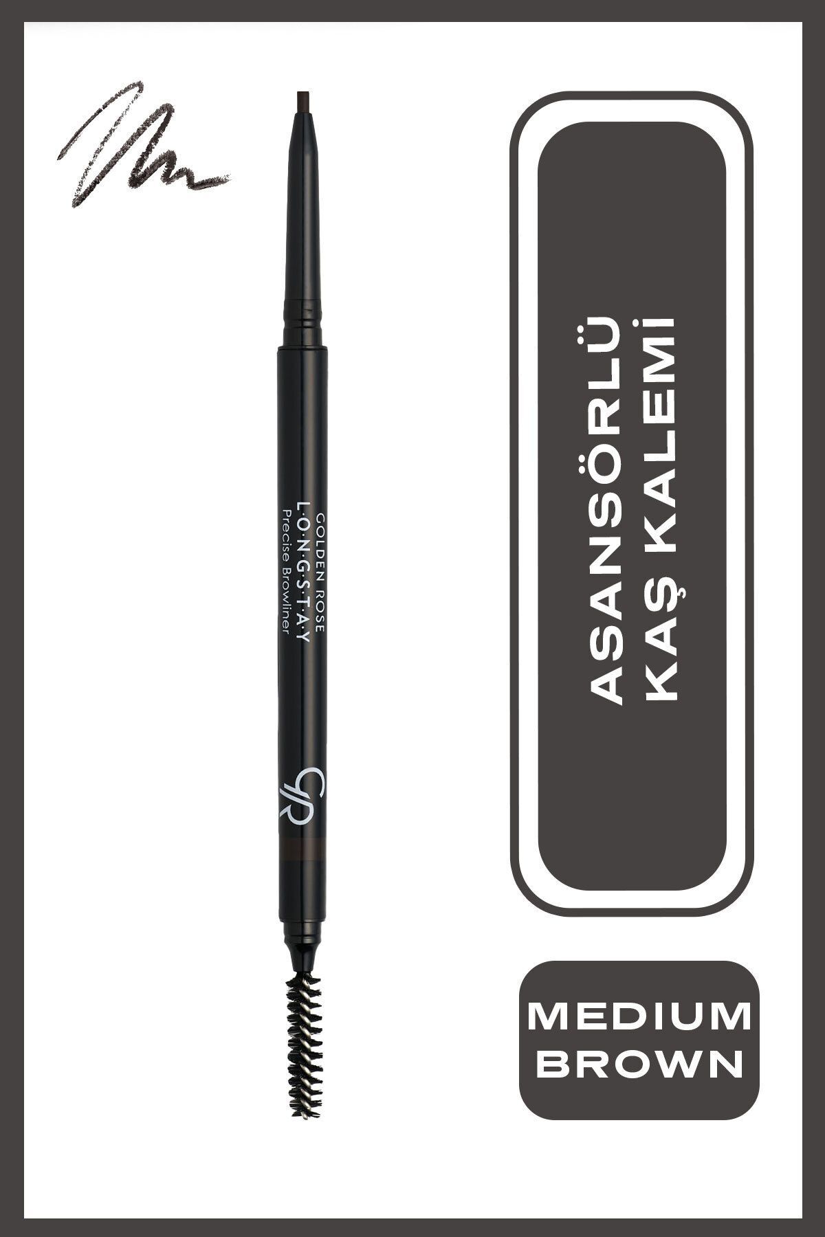 Golden Rose Longstay Precise Browliner 104 Asansörlü Kaş Kalemi 0,09 g