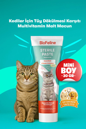 BioFeline Tüy ve Sindirim Hassasiyeti Azaltıcı Kısır Kediler İçin Multivitami...
