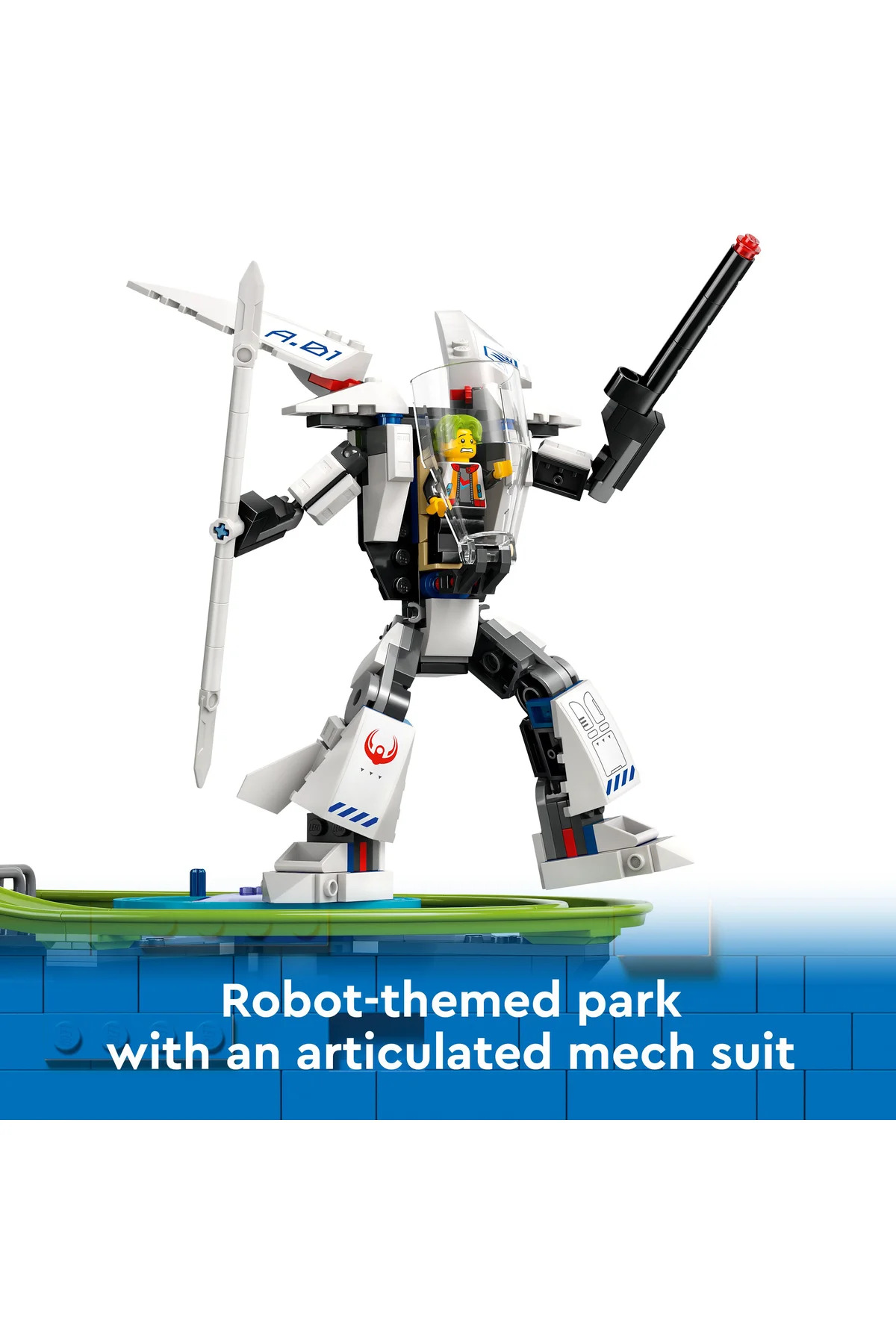 ® پارک رولرکوستر جهانی ربات شهری اسباببازی ۶۰۴۲۱