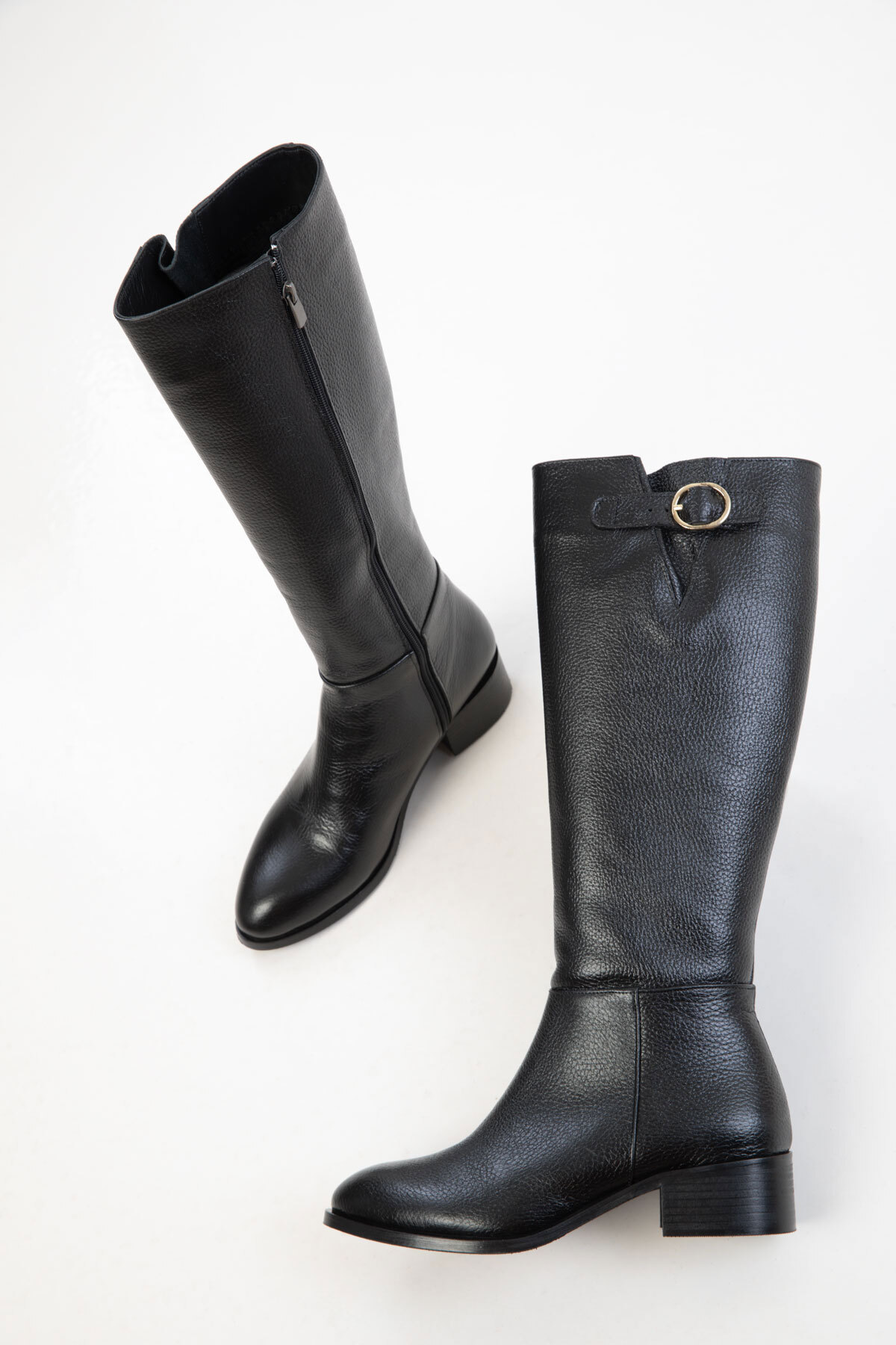 SOHO  Siyah Hakiki Deri Kadın Çizme 20946 - Görsel 3