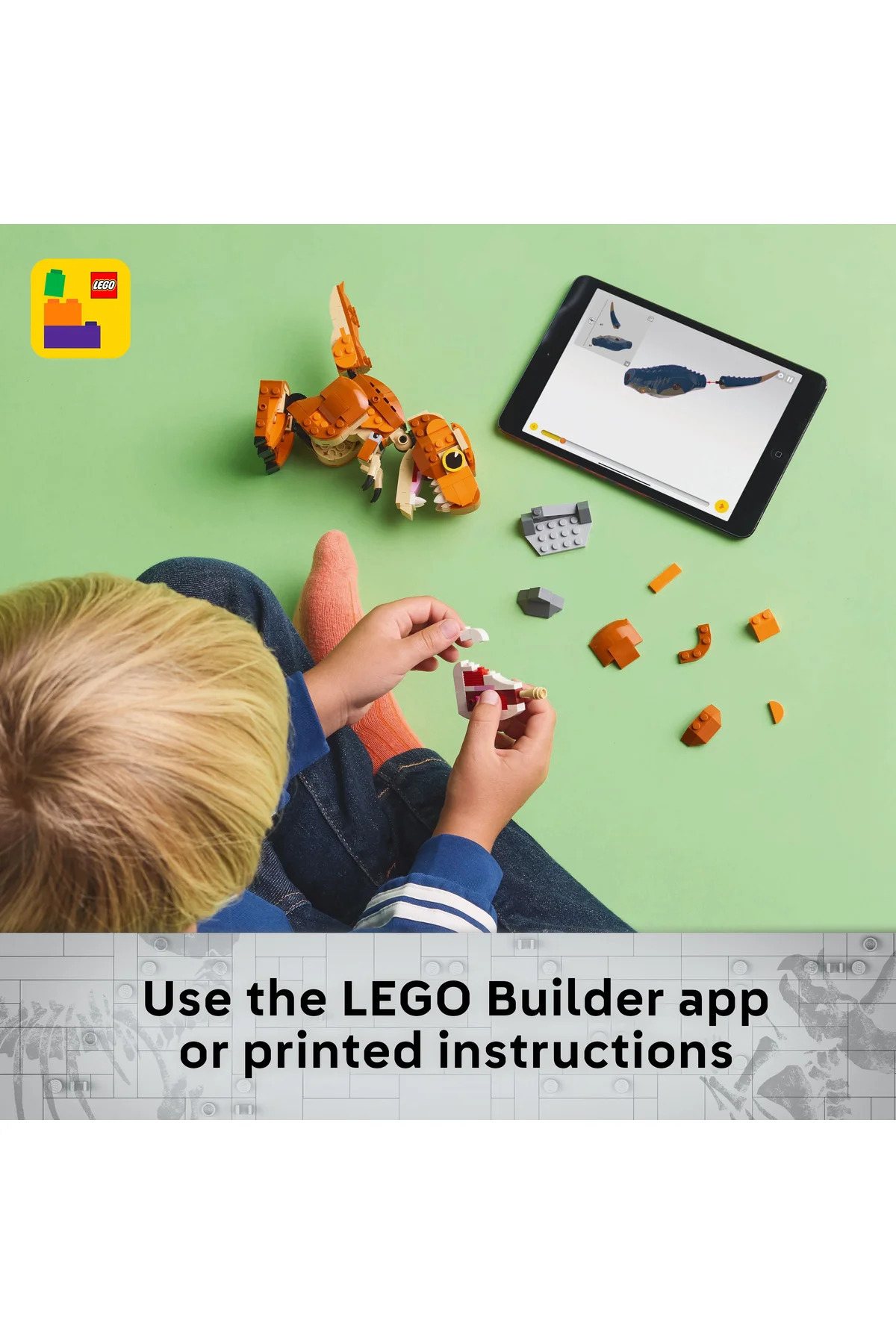 ® جوریاسیک ورلد لیتل اِیتی: ست ساختنی تی. رکس ۷۶۹۶۷ برای کودکان ۷ سال به بالا (۳۱۷ قطعه)