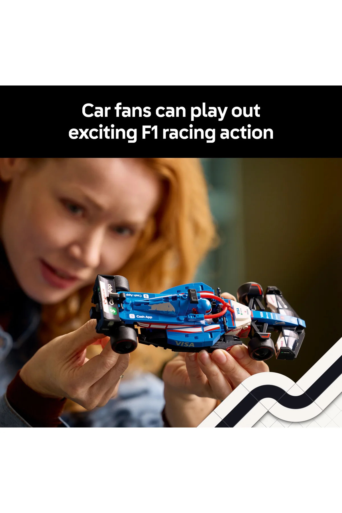 اسپید چمپیونز ویزا کش اپ آربی ویکارب ۰۱ خودروی مسابقه فرمول یک ۷۷۲۴۶ – کیت خودروی ۱۸+ (۲۴۸ قطعه)